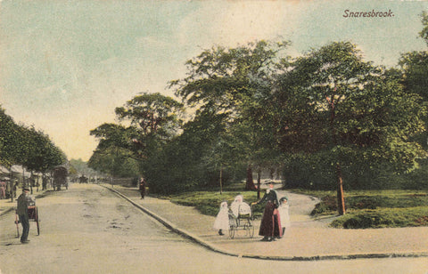 Old postcard of Snaresbrook - Redbridge, London - posted 1905