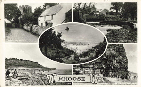 1960s postcard of Rhoose, Glamorgan