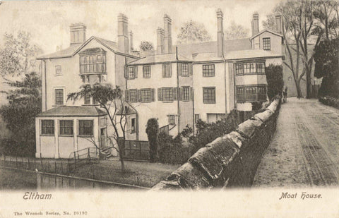 Old postcard of The Moat House, Eltham, London