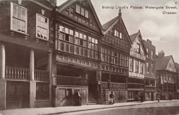 BISHOP LLOYD'S PALACE, WATERGATE STREET, CHESTER POSTCARD