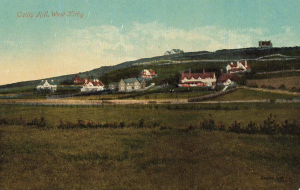 Early 1900s postcard of Caldy Hill, West Kirby, in Wirral