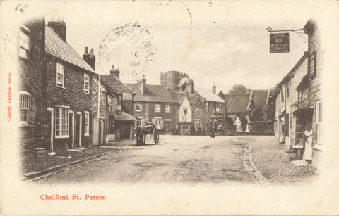 1904 postcard of Chalfont St Peter in Buckinghamshire