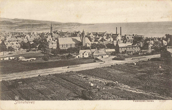 Early 1900s view of Stonehaven in Aberdeenshire (was Kincardineshire)