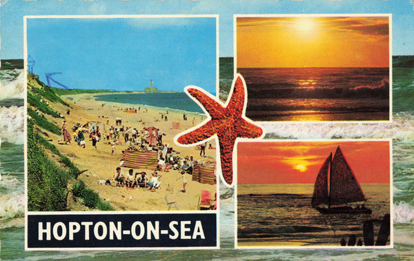 1970s postcard of Hopton-on-Sea, Norfolk