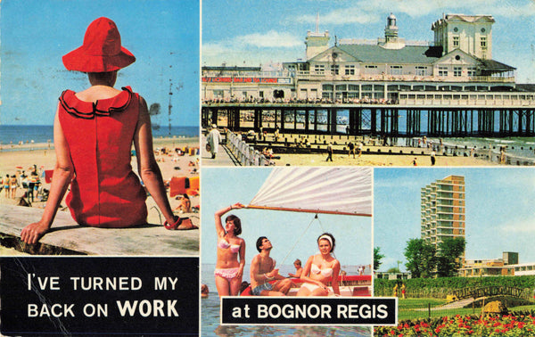 Bognor Regis holiday postcard 1971