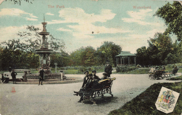 Old postcard of The Park, Waterford, Ireland