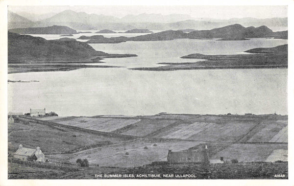 Old postcard of The Summer Isles, Achiltibuie, nr Ullapool in Ross &amp; Cromarty, Scotland