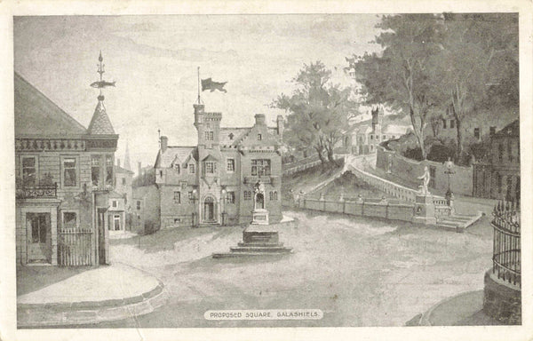 Pre 1918 political postcard, Galashiels