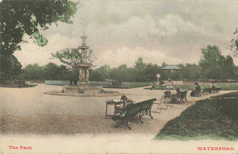 Early 1900s postcard of The Park, Waterford in Ireland