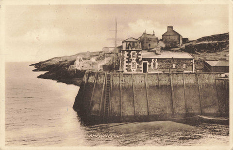 Old postcard of Amlwch Port, Anglesey