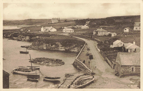 Old postcard of Bull Bay, Amlwch, Anglesey