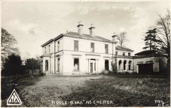 1952 real photo postcard of Hoole Bank YHA youth hostel, nr Chester