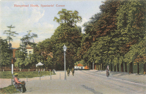 HAMPSTEAD HEATH, SPANIARDS' CORNER, OLD POSTCARD