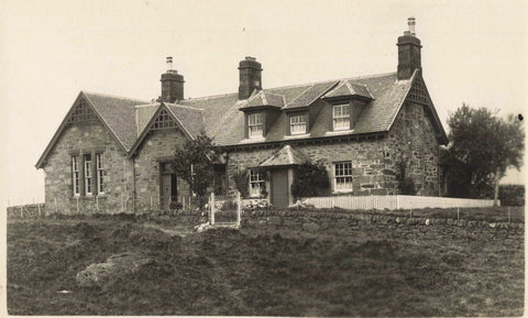 Unidentified house, real photo vintage  postcard