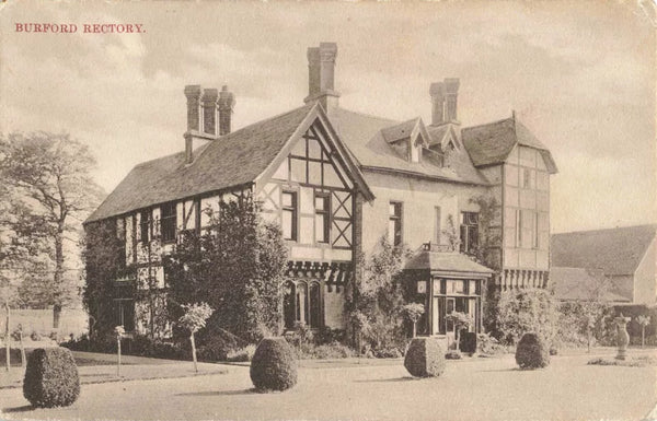 BURFORD RECTORY - 1930 OXFORDSHIRE POSTCARD