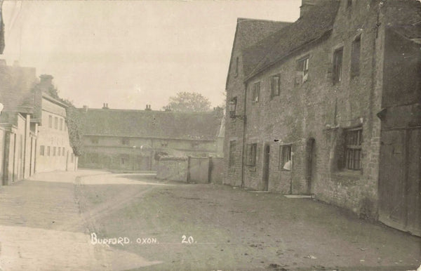 Old postcard of Burford, Oxfordshire