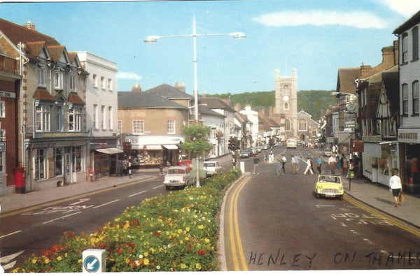 Old postcard of Hart Street, Henley-on-Thames