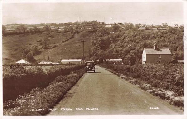 1952 postcard of Gwespyr from Station Road, Talacre in Flintshire