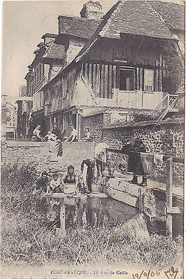 PONT-L'EVEQUE LA RUE DE GEOLE - 1905 POSTCARD