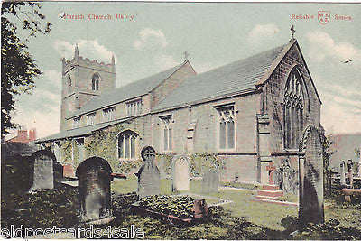 PARISH CHURCH, ILKLEY - 1905 POSTCARD