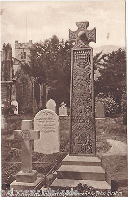 CONISTON CHURCHYARD, MONUMENT TO RUSKIN (ref 3215)